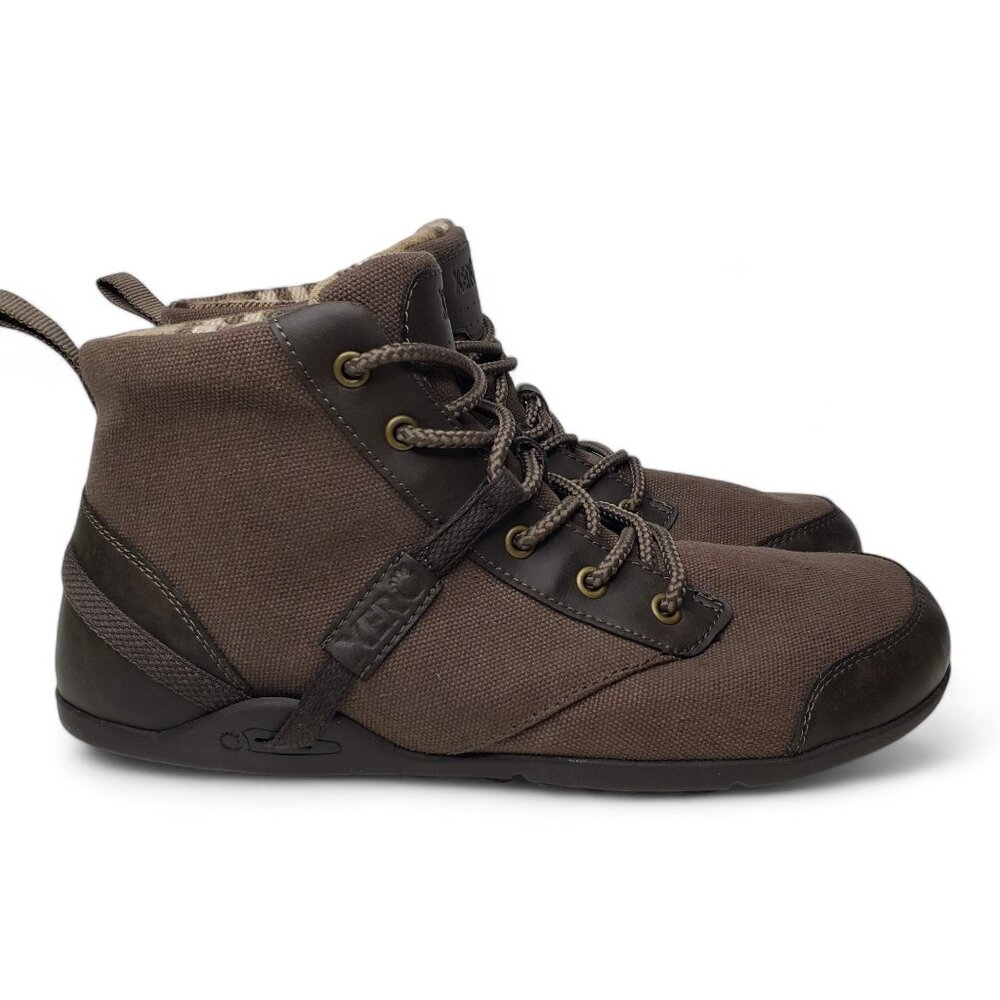 Men's Brown Casual Lace-Up High-Top Shoes